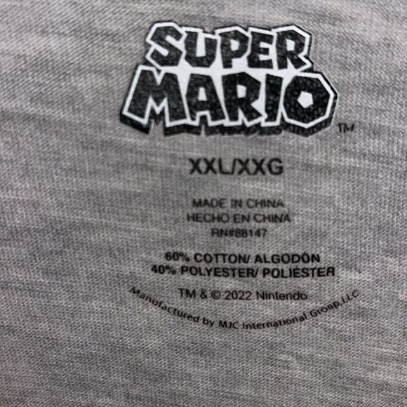 New Super Mario Luigi Brothers Here We Go Raglan LS baseball soft blend T-Shirt - Picture 3 of 4